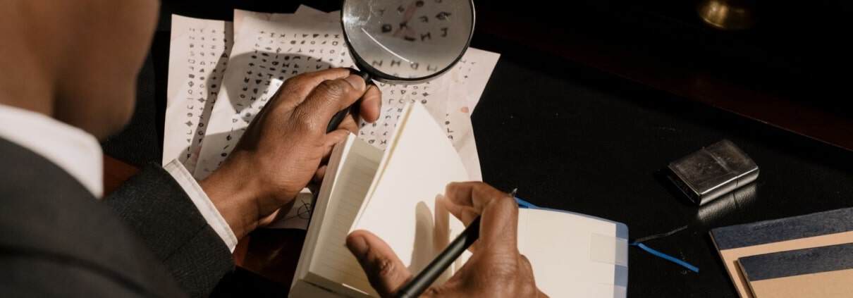 Background check investigations — licensed private investigator reviewing records in California, Florida and Texas